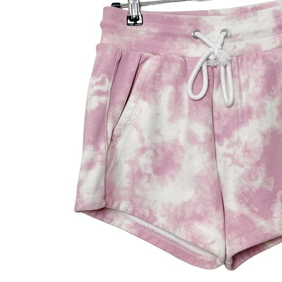 Champion UO Reverse Weave Tie-Dye Shorts Rose Pink Women’s Size XS - Picture 2 of 9